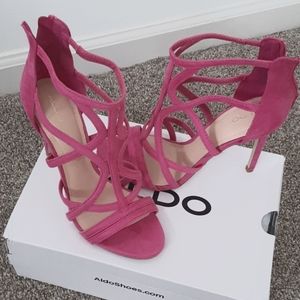 Aldo pink heels size 8.5m